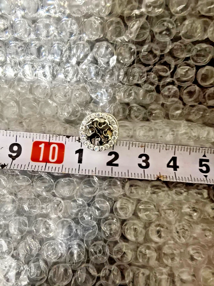 Серебряные серьги круглости Tory Burch - Изображение 2 из 2