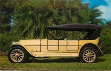 Postcard 1915 Crane Simplex 7 Passenger Touring Car - Sarasota, Florida