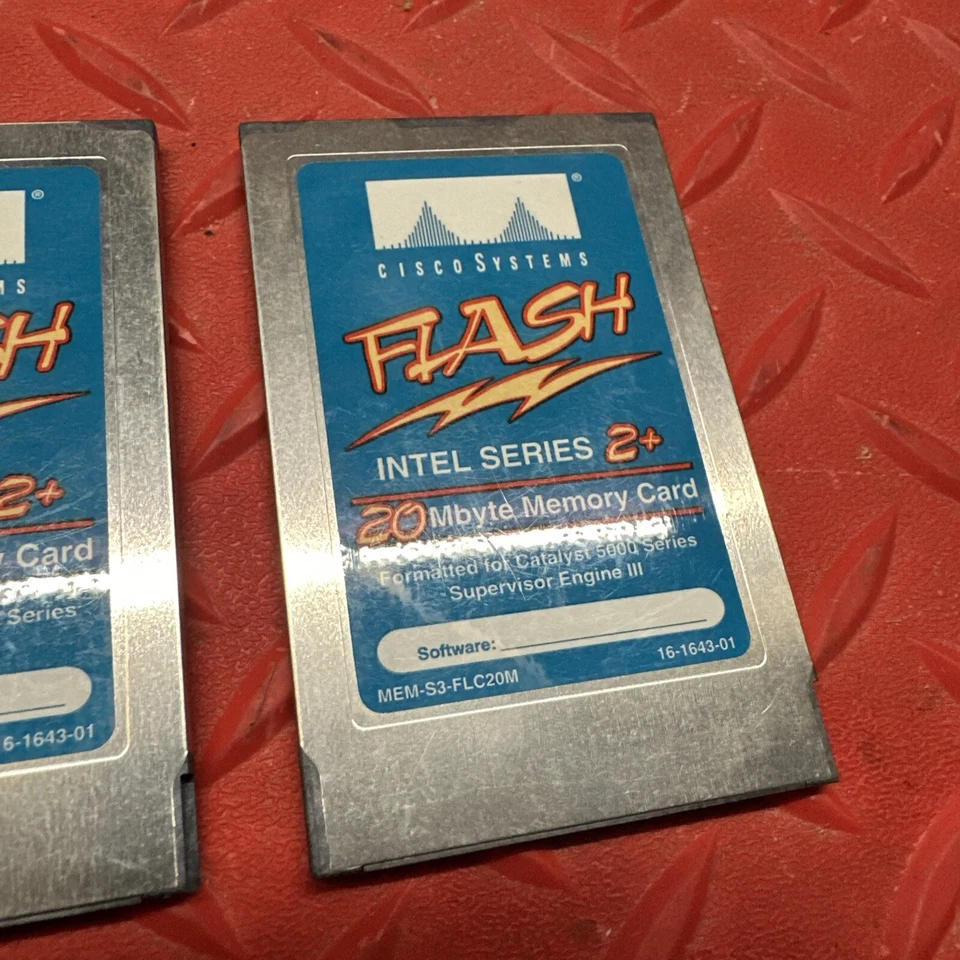 2x Intel iMC020MFLSP-15/25-S 20MB Flash LINEAR Series 2+ PCMCIA for read/write - Image 4 of 4