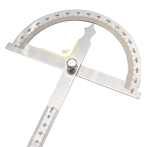 Angle Ruler 180 Degree Protractor Adjustable Protractor Drafting Supplies - Picture 7 of 15