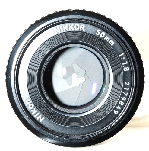 N.MINT Nikon Nikkor 50mm f/1.8 Ai-s Pancake Manual Focus From JAPAN - Picture 9 of 12