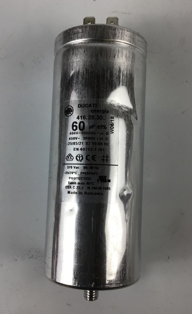 DUCATI ENERGIE 60 µF 400V UL 416.25.30.. CAPACITOR FREE