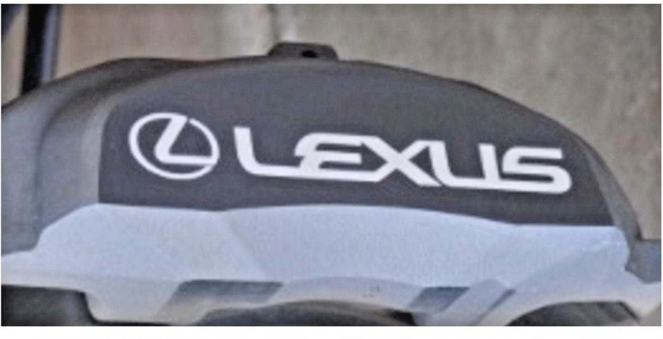 8 x Brake Caliper Decal for LEXUS sticker - High Temp - Color Options -  FAST - Image 3 of 4