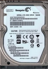 Seagate ST9500423AS P/N: 9RT143-021 F/W: 0004HPM1 500GB SU 6WR2