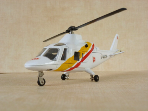 Compact Helicopter Agusta Joal Diecast Model JCB Vintage Boxed - Picture 1 of 10