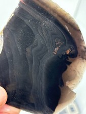 Midnight Lace Obsidian Slab Lapidary Cabbing Knapping Combo ship avail