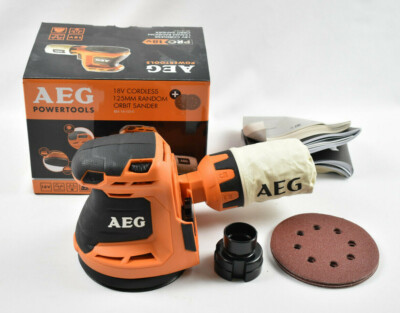 AEG 18V BEX 18-125-0 Akku Exzenterschleifer Excenterschleifer Schleifer -SOLO-