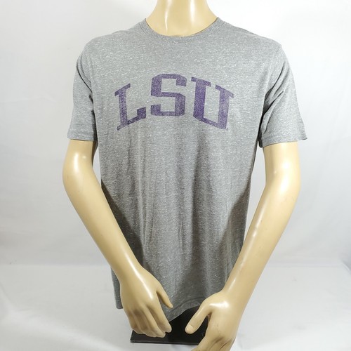 Champion Mens XLarge LSU Logo Grey 