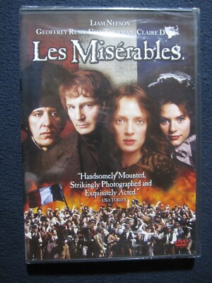 Les Miserables [DVD] Liam Neeson Geoffrey Rush Uma Thurman | eBay