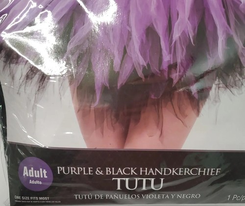 Disfraz tutú púrpura/negro/blanco para adultos talla única se adapta a la mayoría de los nuevos - Imagen 3 de 7