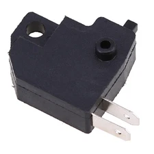 Universal Motorcycle Scooter Front Left Lever Brake Stop Light Lamp Switch Black
