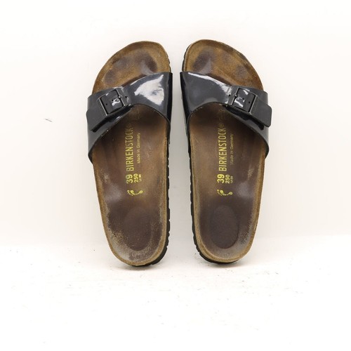 Birkenstock Madrid Gebraucht Nummer Eu 39 (Cod.CS1465) Schwarz Frau - Bild 5 von 9