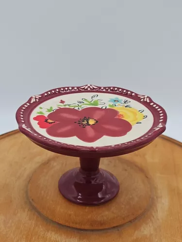 Gibson Pioneer Woman Alex Marie Mini Cake Mini Cupcake Stand Mnt Condition 