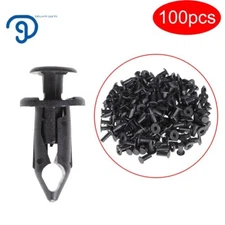 100x Car 8mm Dia Hole Plastic Rivets Fastener Auto Fender Bumper Push Pin Clips