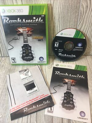 Rocksmith - Xbox 360 Game Excellent Condition Authentic Guitar Games