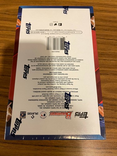 2022 BOWMAN JUMBO Baseball Hobby Box SEALED ( 3 AUTO PER BOX ) - Picture 2 of 5
