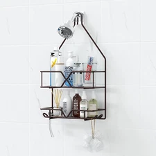 TreeLen Shower Caddy Over Shower Head Hanging Bathroom Caddy for Shower Organize