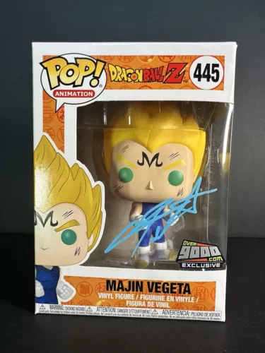 Funko Pop! Sabat signed Blue. Dragon Ball Majin Vegeta Convention Exclusive #445