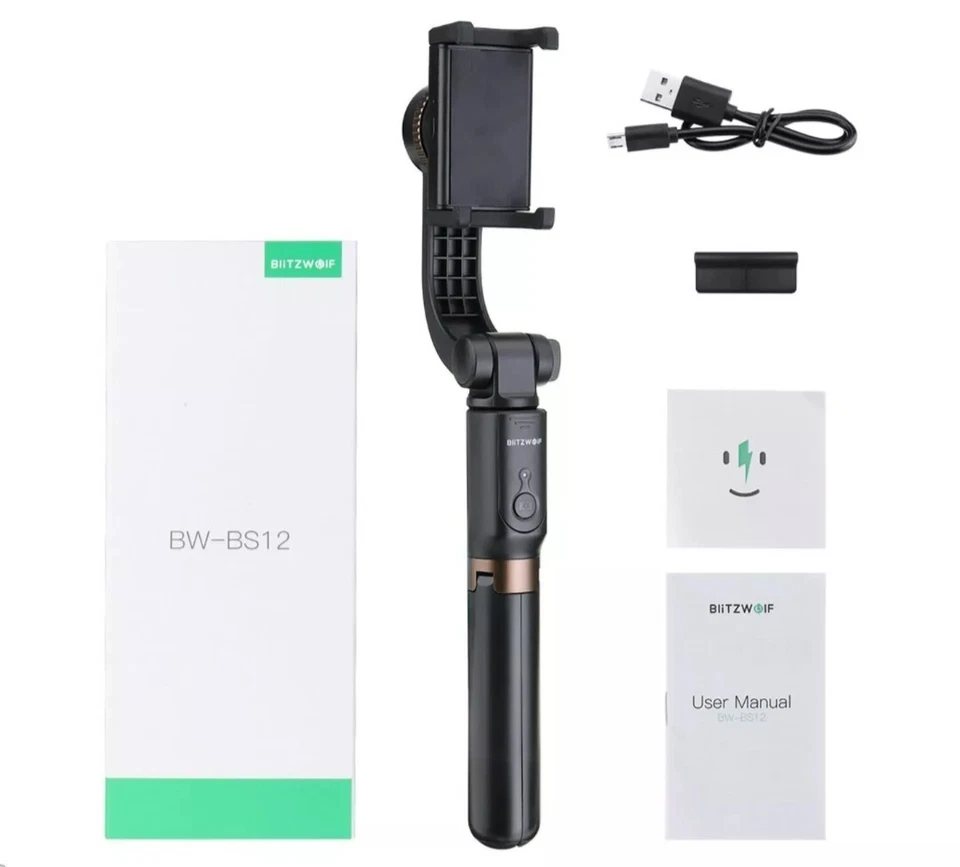 Blitzwolf Phone Stabilizer BW-BS12 Gimbal Remote Bluetooth - Image 3 of 4