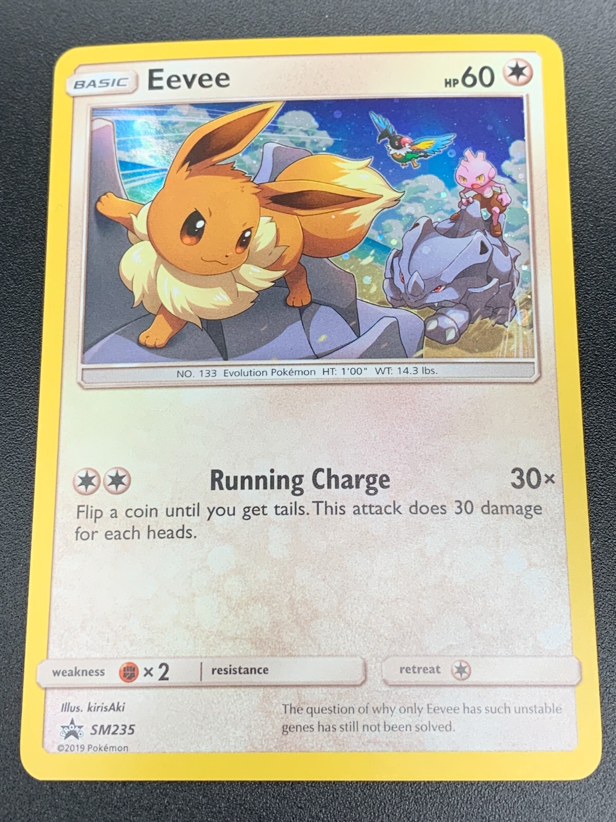 Eevee SM235 HOLO RARE Pokemon NM Promo 2019 | eBay