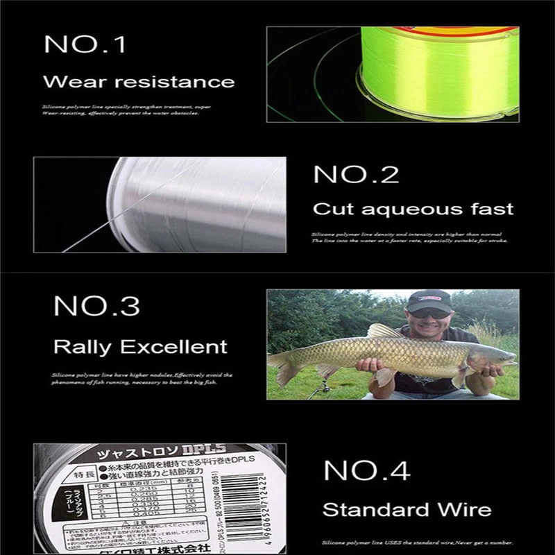 500M Lake Sea Daiwa Fishing Line Nylon Daiwa Super Strong Durable Mono-filament - Image 2 of 4