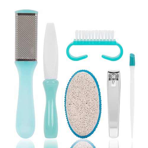Pedicure Kit - Includes Toenail Clipper, Cuticle Pusher, Pumice Stone, Callus Re - Picture 8 of 12