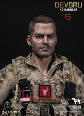 ミリタリー DEVGRU K9 HANDLER DAMTOYS US Navy Seal Team DEVGRU K9 Handler Elite series 1
