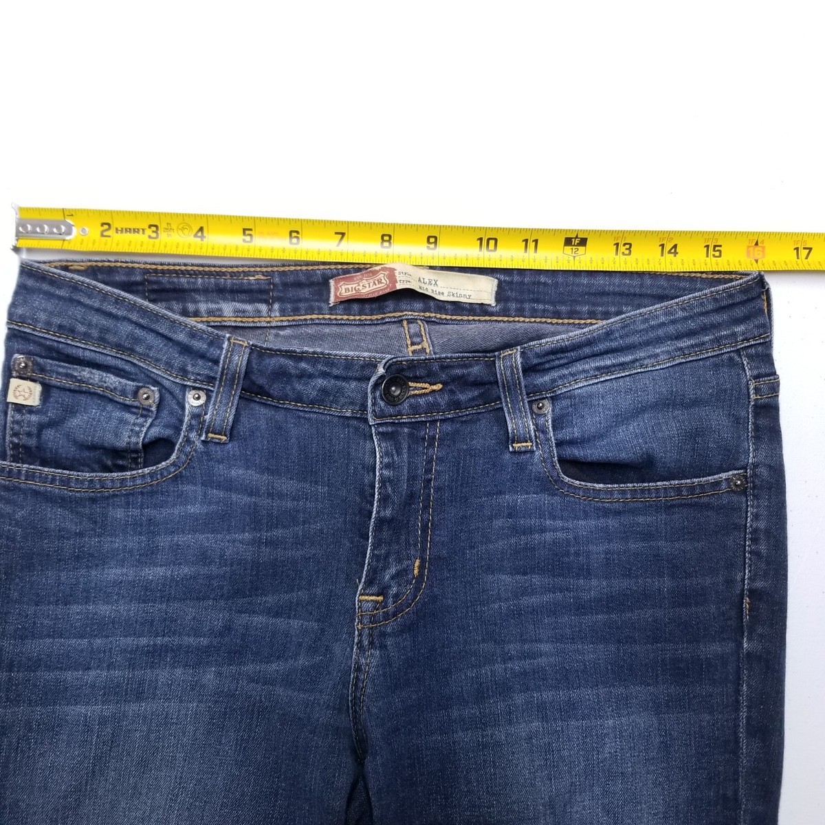 Jeans Big Star Alex Mid Rise Skinny - Taille 30 - Neuf Avec étiquettes - Coupe Slim