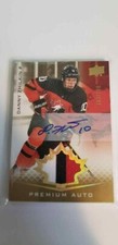 2021 UD TEAM CANADA JUNIORS/WOMEN PREMIUM AUTO PATCH #26 Danny Zhilkin