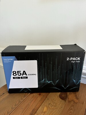 NEW AOLIBE 85A HP CE285A Compatible 2 Pack Black Toner Cartridge Replacement