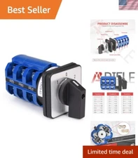 Changeover Selector Switch 3 Position 440V Universal Rotary Cam Selector