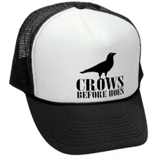 Crows Before Hoes Trucker Hat - Mesh Cap