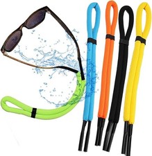 5Pack Floating Sunglass Strap for Water, Adjustable Floatable Eyewear Lanyard