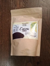 1 LB Cacao Powder 100% Pure Tree to table Solomon Hands Cathliro milled by hand