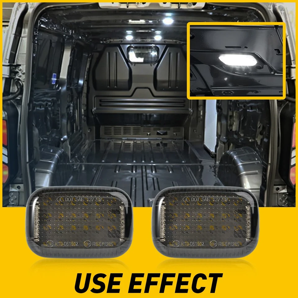 4X LED cúpula de teto iluminação interna LED para 14-23 Ford Transit Connect C - Imagem 4 de 4
