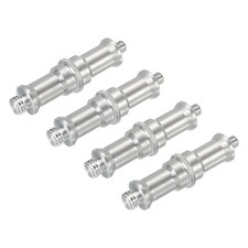 Light Stand Adapter 3/8 Male to 1/4 Male Converter Threaded Screw Adapter 4 Pack