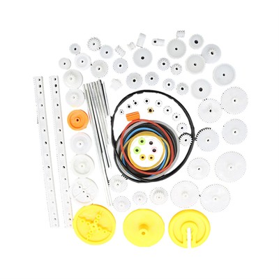 82PCS/Set Plastic Gear DIY Technology Set for Toy Motor Car Robot Model Kit A
