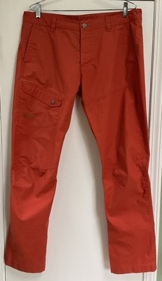 Jack Wolfskin At Home Outdoor Pants Men L Function 65 Organic Cotton Cargo 36x31
