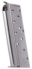 Mecgar 9 Round 9 mm Luger Pistol Magazine For 1911 Government, Nickel MGCGOV9LN