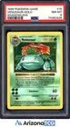 Pokemon 1999 Venusaur 15/102 Holo Base Set Shadowless PSA 8