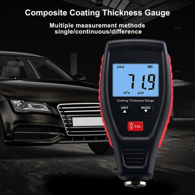Car Paint Coating Thickness Tester Digital Auto Depth Measuring Gauge Meter