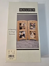 Malden International Designs 4 Opening Collage Screen Photo Frame New