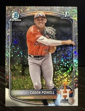 2025 Bowman Chrome 1st Caden Powell Mini Diamond Refractor SP Houston Astros