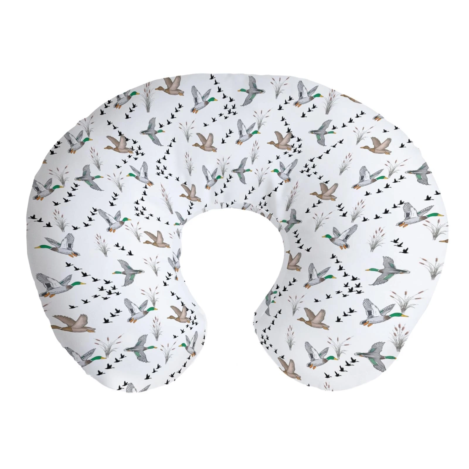 Mallard Ducks Nursing Pillow Covers Vintage Duck Reeds Removable Covers for B...
Opens in a new wind