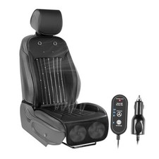 2025 Upgraded Cooling Car Seat Cover Front Seat, 12V-24V Fashion Black