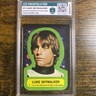 Topps 1977 Star Wars Stickers #1 Luke Skywalker Sticker Card
