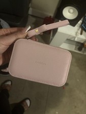 Pandora Pink Zippered Jewelry Box Travel Case Organizer