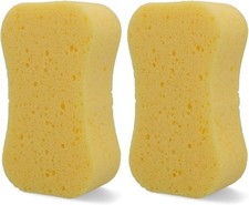 NIGRIN Schwamm Supersoft Knochenform Autowaschschwamm Fahrzeugpflege 2 Stück
