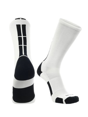 TCK Multisport Baseline 3.0 Crew Socks WHITE | BLACK MD
