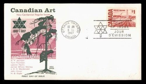 DR WHO 1967 CANADA FDC $1 ART COLE CACHET w30919